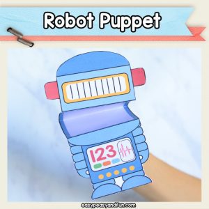 Robot Puppet - great robot craft for kids to make