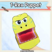 T-Rex Puppet Printable – Easy Peasy and Fun Membership