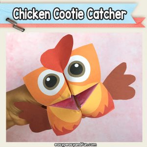 Chicken Cootie Catcher