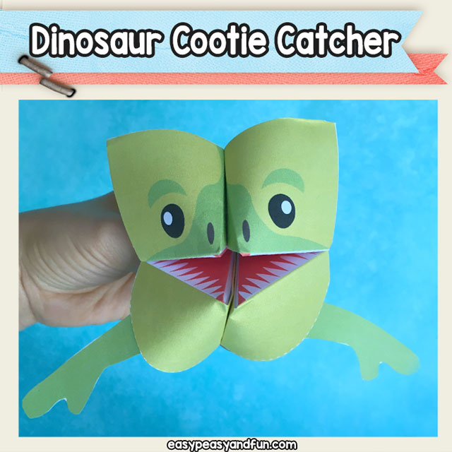 Dinosaur Cootie Catcher