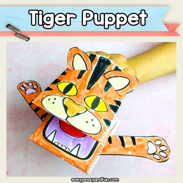 Tiger Hand Puppet