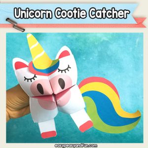 Unicorn Cootie Catcher