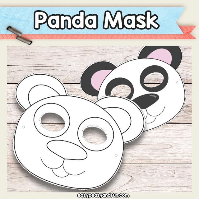 Printable Panda Bear Mask Template Easy Peasy And Fun Membership Printable Panda Bear Mask Template Easy Peasy And Fun Membership