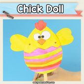 Movable Chick Paper Doll Template – Easy Peasy and Fun Membership