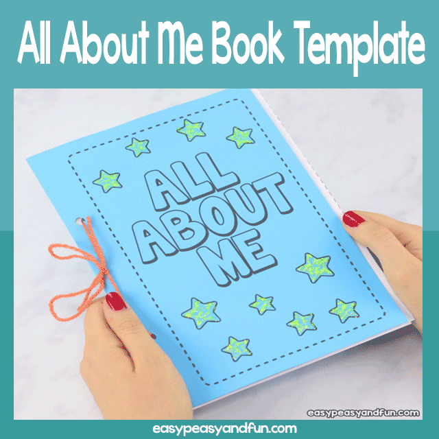 All about me book template