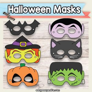 Printable Halloween Masks
