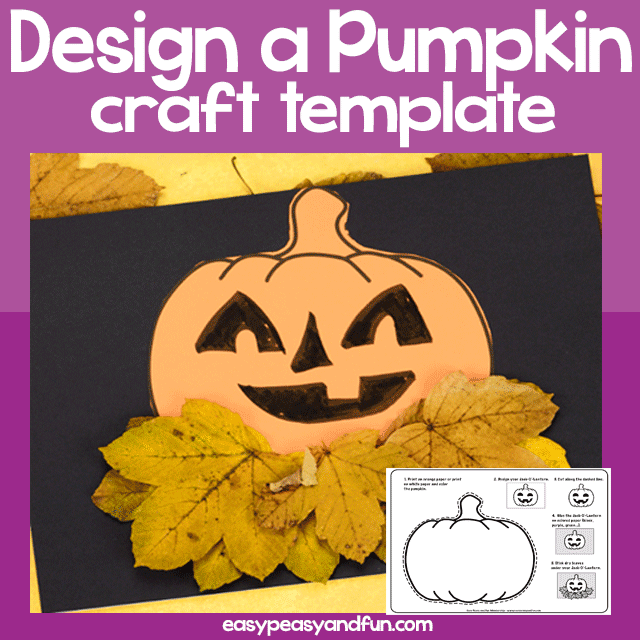 Pumpkin Craft Template