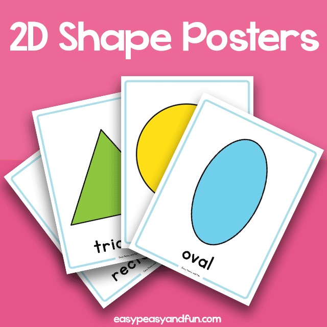 2D Shape Posters