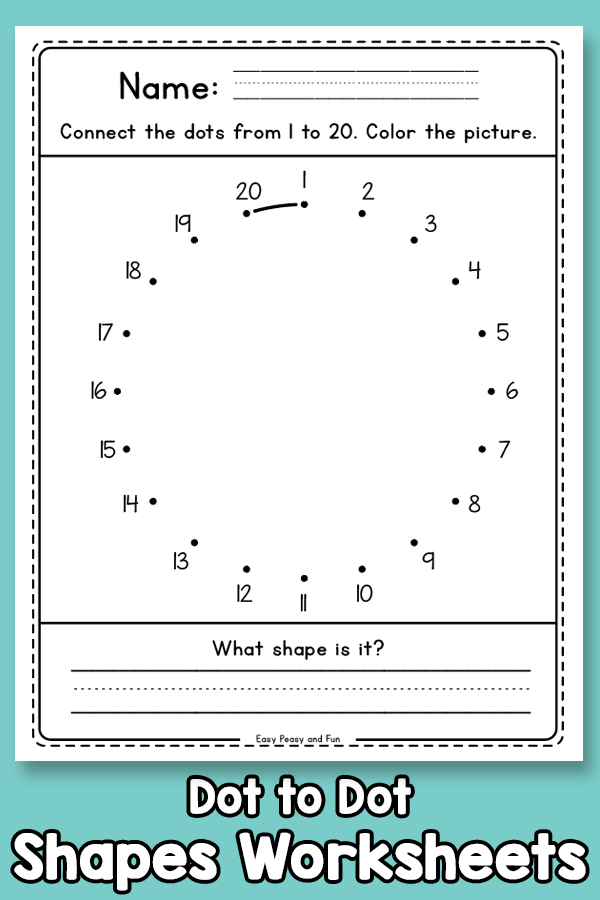 Dot To Dot Shapes Worksheets Easy Peasy And Fun Membership Dot To Dot Shapes Worksheets Easy Peasy And Fun Membership