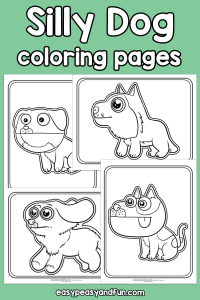Silly Dog Coloring Pages – Easy Peasy and Fun Membership