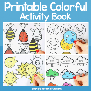Printable Colorful Activity Book