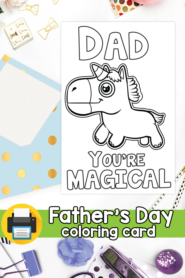 Dad You are Magical Father's Day Card