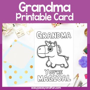 Grandma You are Magical Card