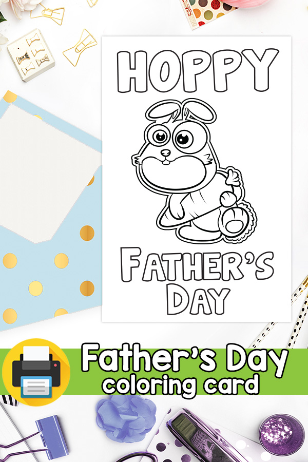 Hoppy Father's Day Card Pun