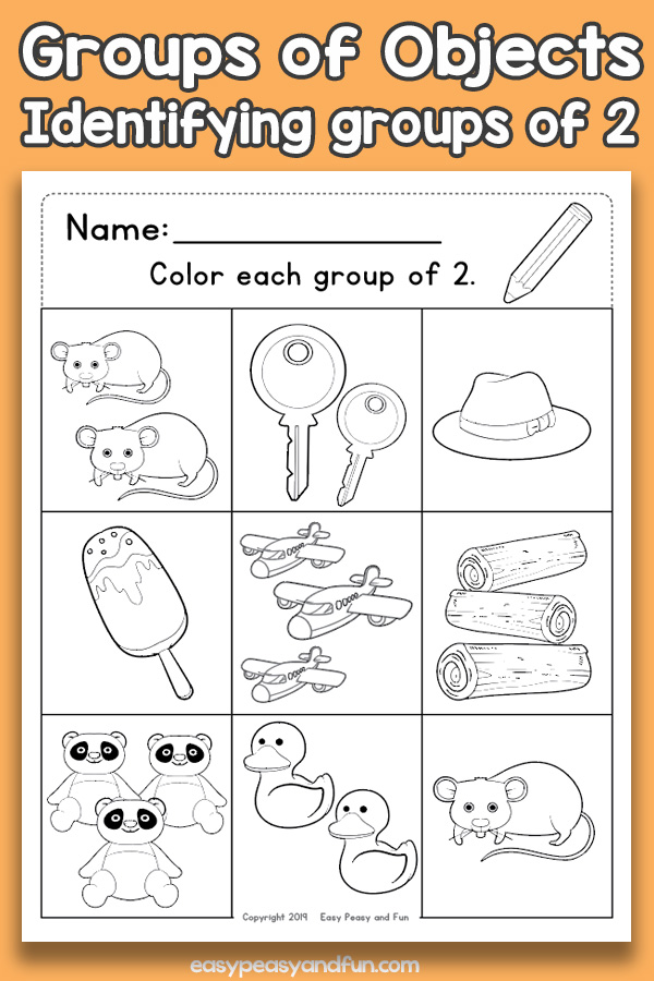 Counting Groups of Objects Worksheets Two