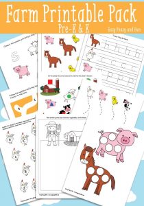 Farm Printables for Pre-K and Kindergarten – Easy Peasy and Fun Membership