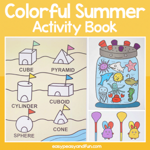Printable Colorful Activity Book