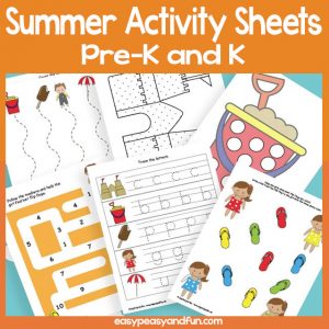 Summer Activity Sheets