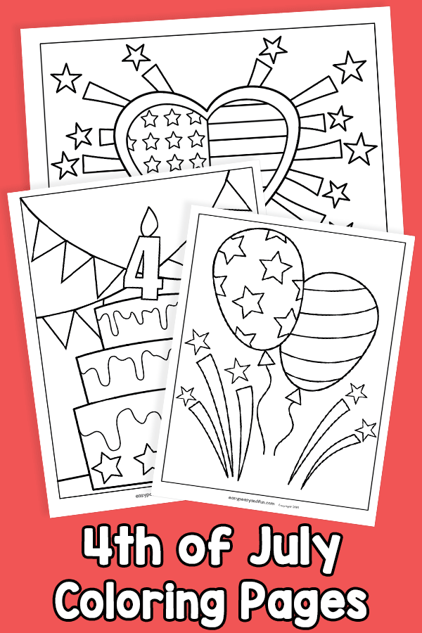 4th of July Coloring Pages