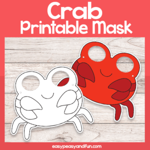 Crab Printable Masks