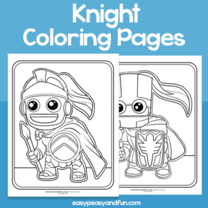 Knight Coloring Pages for Kids