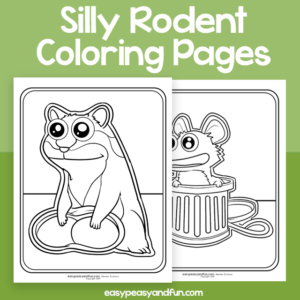 Silly Rodent Coloring Pages