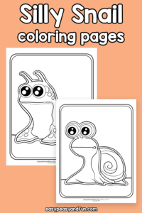 Silly Snail Coloring Pages – Easy Peasy and Fun Membership