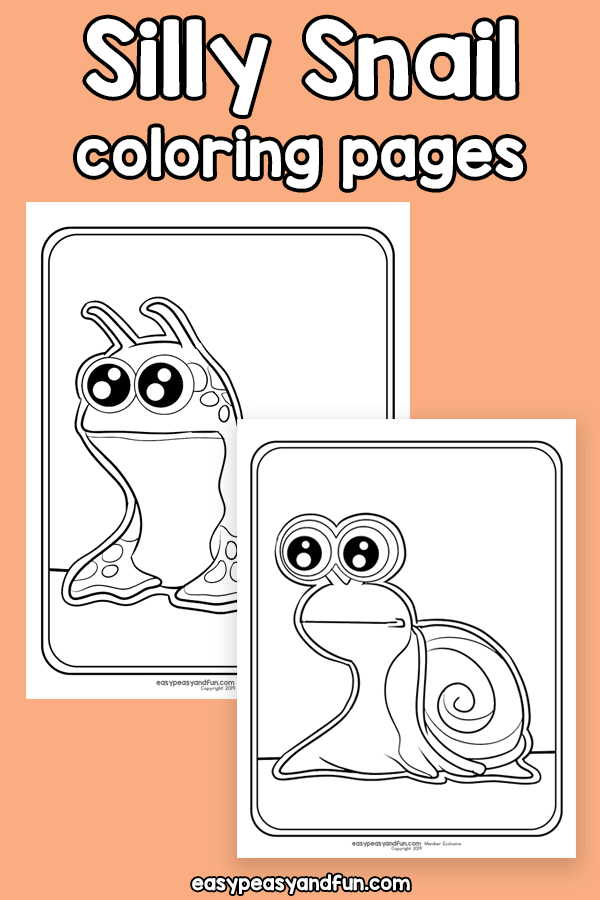 Silly Snail Coloring Pages