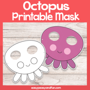 Octopus Printable Mask