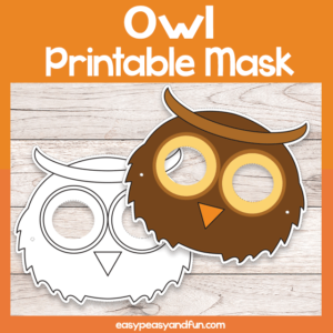 Owl Printable Mask