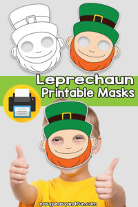 Printable Leprechaun Mask Template – Easy Peasy and Fun Membership
