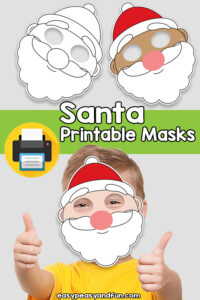 Printable Santa Mask Template – Easy Peasy and Fun Membership