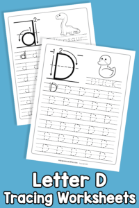Letter D Tracing Worksheets – Easy Peasy and Fun Membership