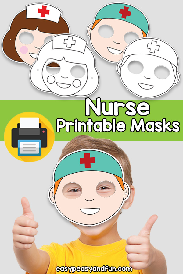 Printable Nurse Mask Template