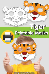 Printable Tiger Mask Template – Easy Peasy and Fun Membership