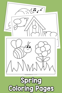 Spring Coloring Pages – Easy Peasy and Fun Membership