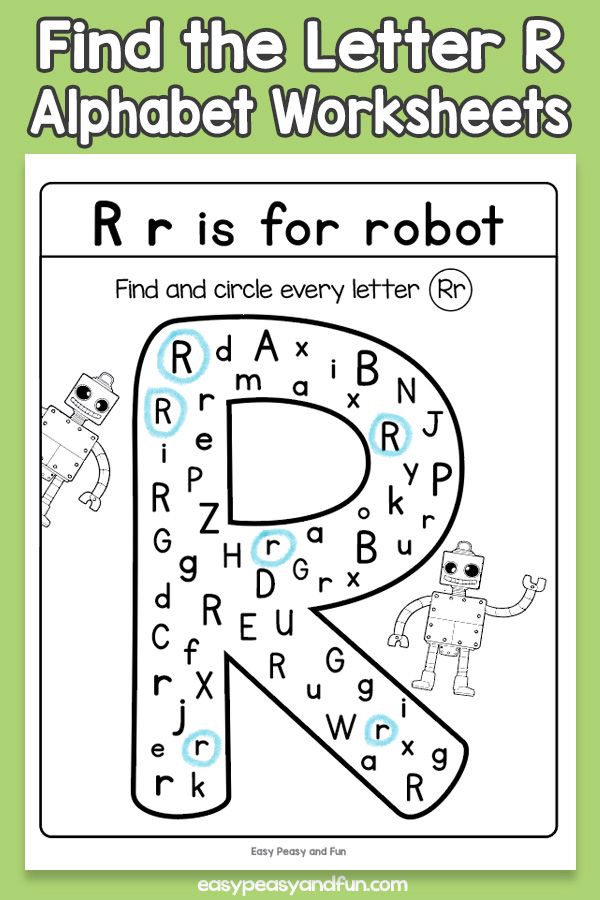 Find the Letter R Worksheets Easy Peasy and Fun Membership
