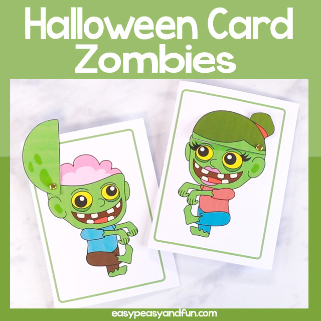 Halloween Zombie Card