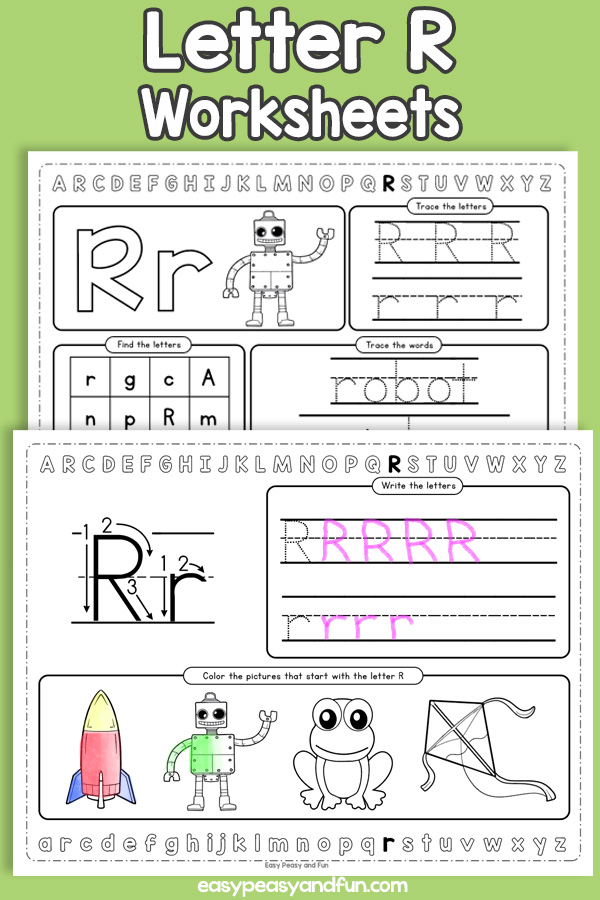 Letter R Worksheets - Alphabet Worksheets