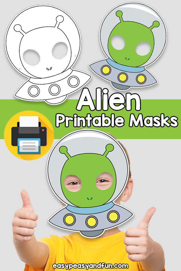 Printable Alien Mask Template