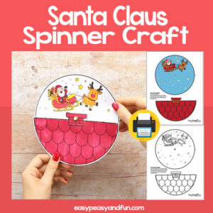Santa Claus Spinner Craft