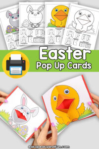 Easter Pop Up Cards Template – Easy Peasy and Fun Membership