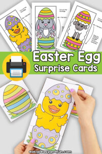 Surprise Easter Eggs Cards Template – Easy Peasy and Fun Membership