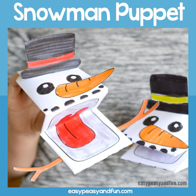Snowman Hand Puppet