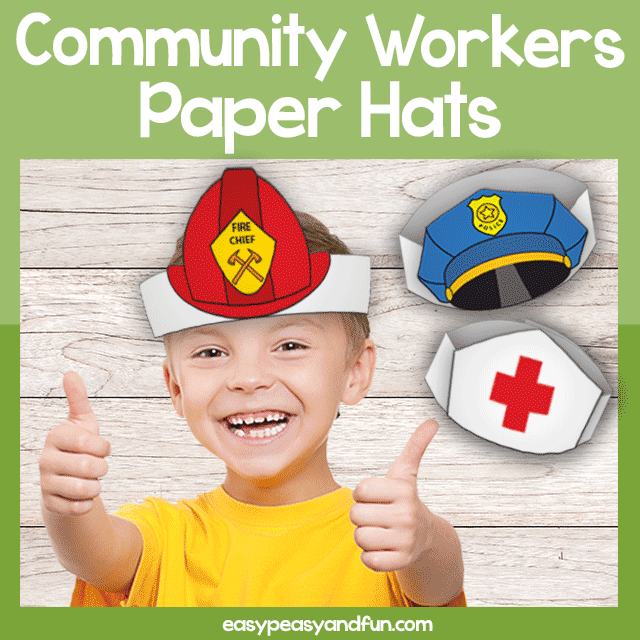 Community Workers Paper Crown