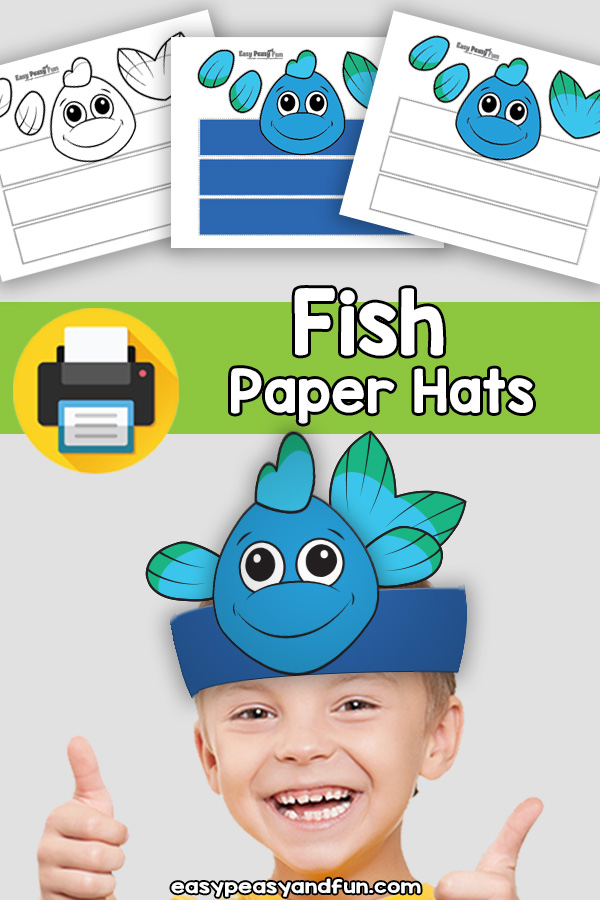 Fish Paper Hat Template