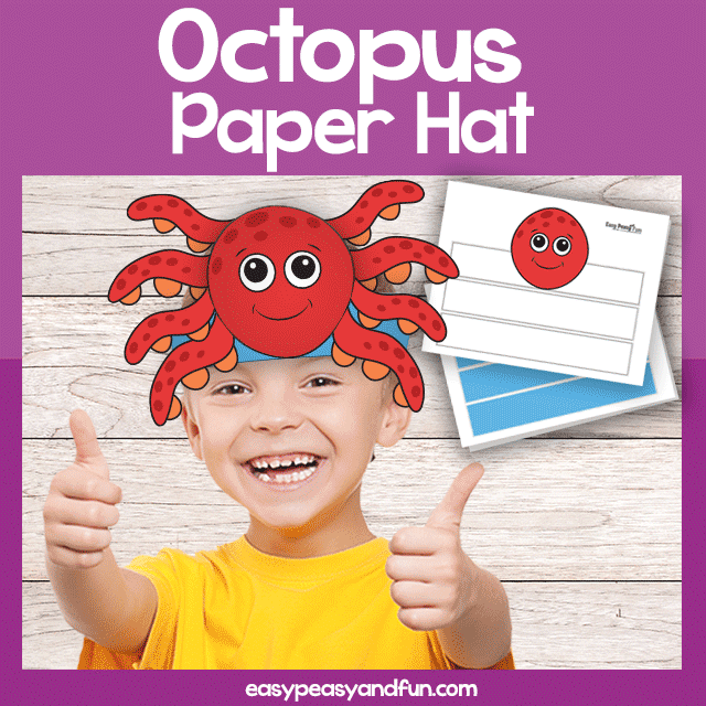 Octopus Paper Crown