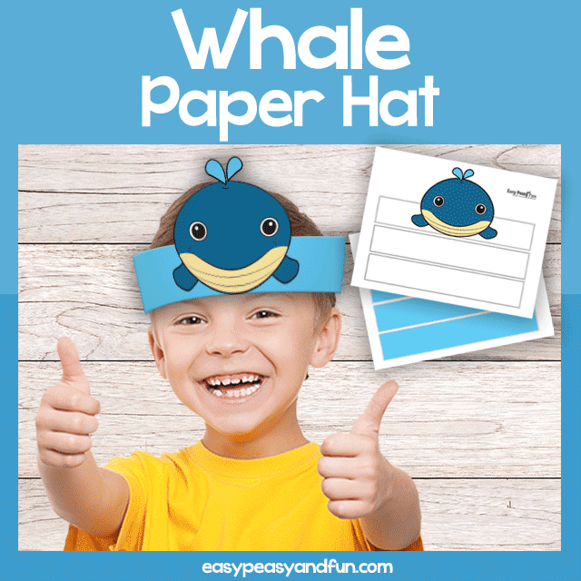 Whale Paper Crown
