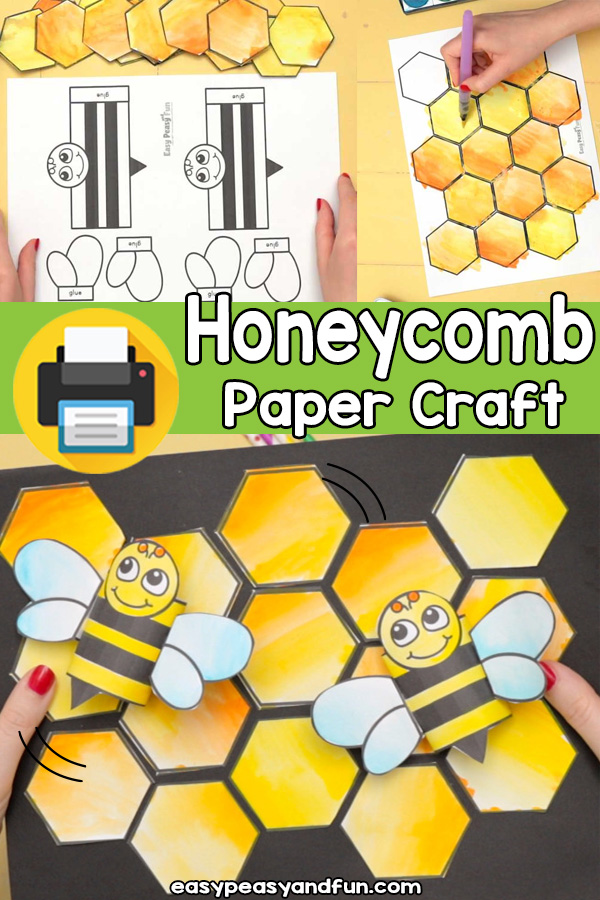 Honeycomb and Bees Craft