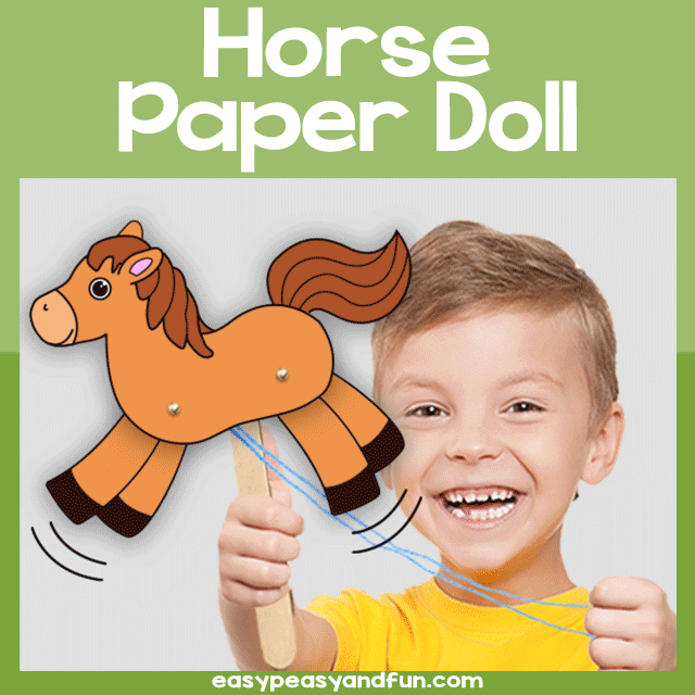Horse Paper Doll